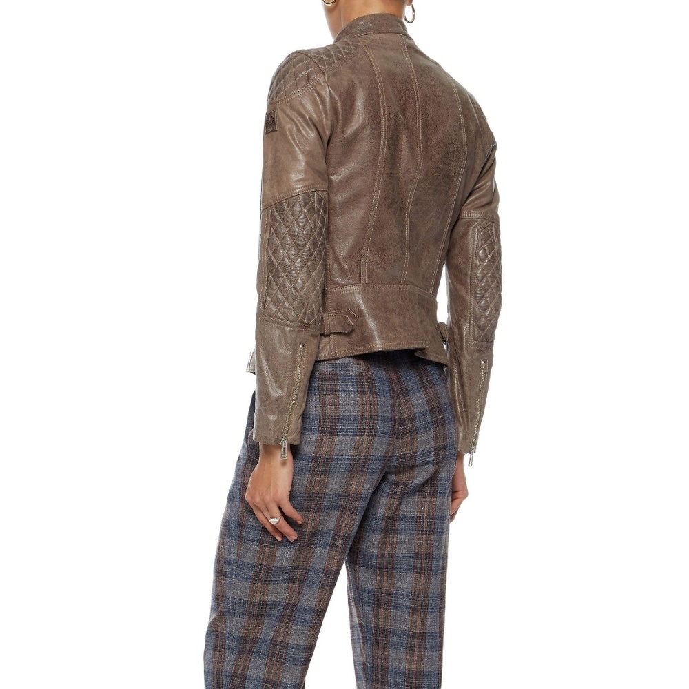 Belstaff Glyde Blouson Leather Motorcycle Jacket